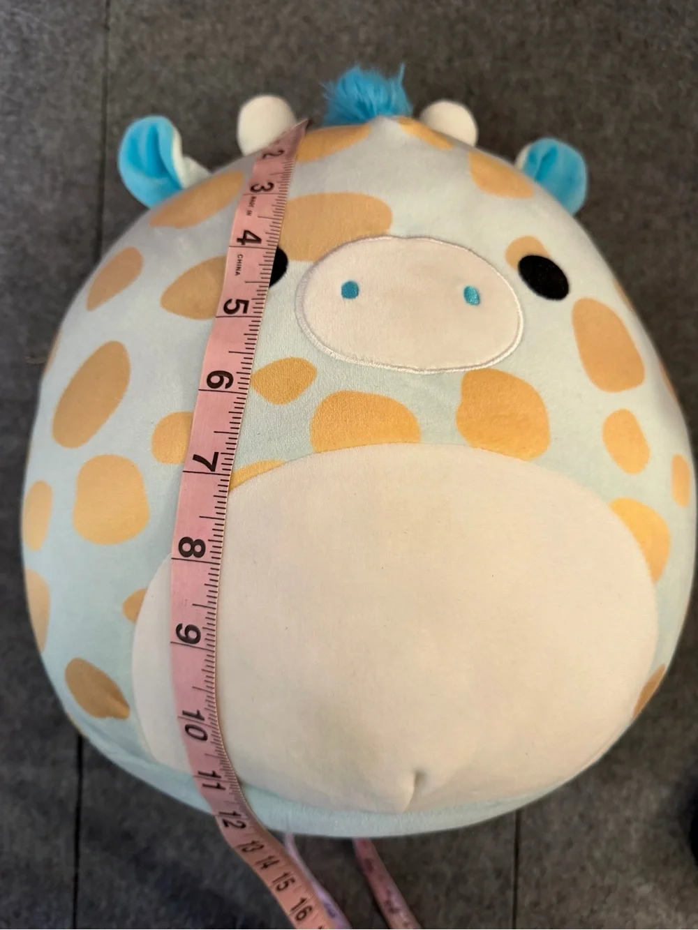 Squishmallows Light Blue & Yellow Giraffe Plush